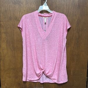 Matilda Jane Pink V-Neck Twist Front Top